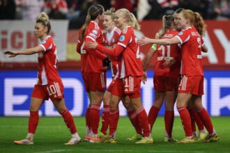 Un stat din fiecare meci al zilei a 6 a din Womens Champions League in timp ce Bayern avanseaza in sferturi