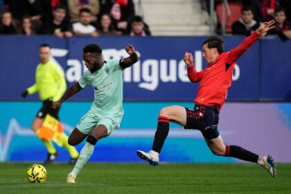 Clubul Athletic pierde mai multe puncte in LaLiga dupa un egal greu cu Osasuna