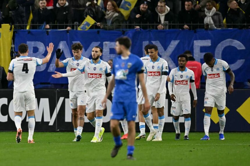 Marseille avanseaza la Coupe de France in optimi cu victorie de 9 0 impotriva Bayeux