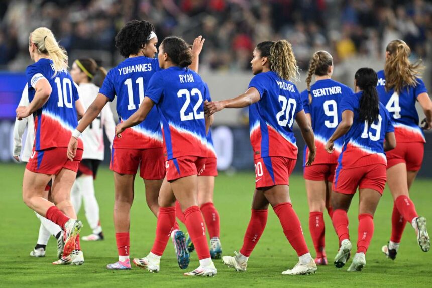 Statele Unite vor concura impotriva Argentinei Columbiei si Canadei in SheBelieves Cup