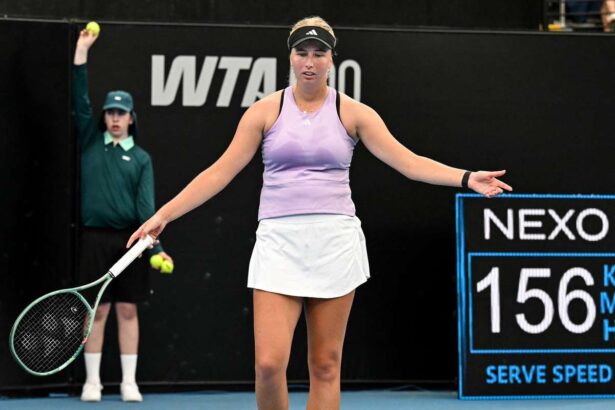 Tauson cu lacrimi a fost fortata sa se retraga in Adelaide riscand Openul Australian