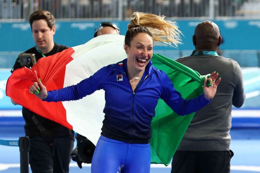 Francesca Lollobrigida pretinde prima medalie de aur a Italiei la jocuri