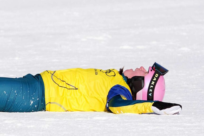 Josie Baff claima medalia de aur la snowboard cross feminin pentru Australia la Olimpiada de Iarna