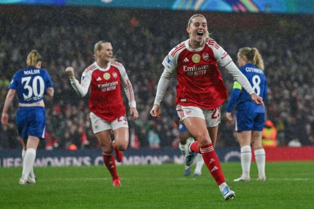 Arsenal Castiga Avantajul Primei Meci Impotriva Chelsea In Semifinalele Ligii Campionilor Feminine