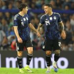 Enzo marcheaza pe cand Argentina se lupta pentru o victorie prieteneasca neinspirata asupra Mauritaniei