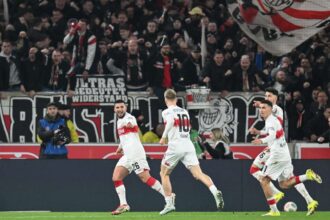 Stuttgart edge leipzig 1 0 pentru a trece la trei puncte clar in locul patru