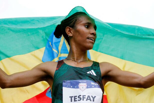 fotyen tesfay realizeaza al doilea timp cea mai rapida a maratonului ever in competitia de debut