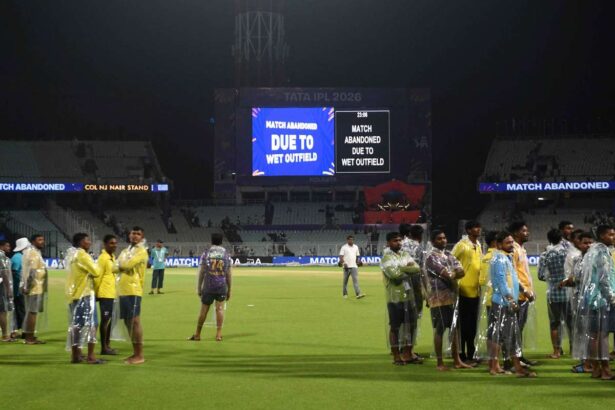 Meciul IPL dintre Kolkata si Punjab anulat din cauza ploii
