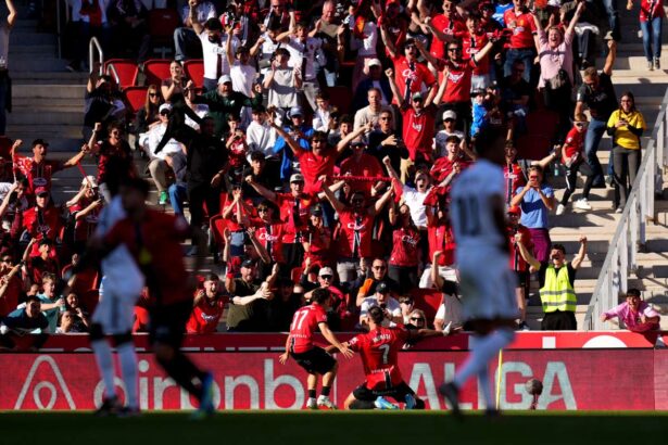 Sperantele de titlu ale Real Madrid sunt afectate grav de golul marcat de Mallorca in minutele de prelungire