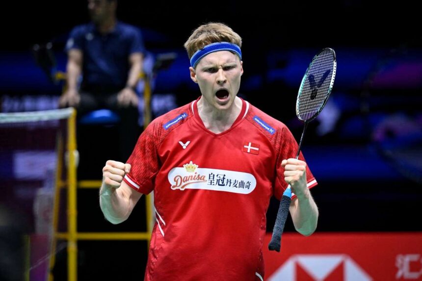 Antonsen invinge pe locul mondial 2 Vitidsarn in cvadru se finala cupta thomas intr un epic in tri seturi