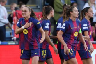 Barcelona invinge Lyon 4 0 pentru a castiga Liga Campionilor Feminina UEFA