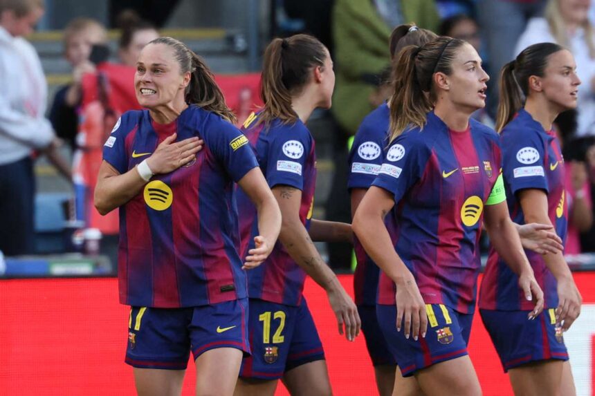 Barcelona invinge Lyon 4 0 pentru a castiga Liga Campionilor Feminina UEFA