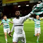 Celtic marcheaza penalty in minuta 99 pentru a stabili decizia titlului de pe ziua finala impotriva Hearts