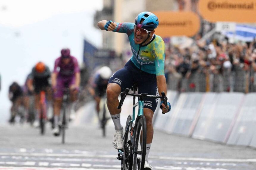 Davide Ballerini castiga etapa sase a Giro dItalia