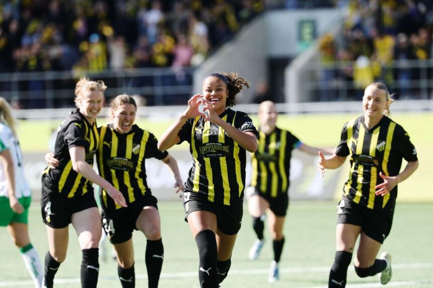 Felicia Schroder Palaria Fa O Triplaj Convins Hacken La Victorie Asupra Hammarby In Finala Cupei Europa