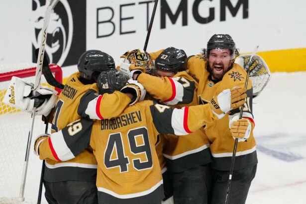 Povestea a doua blesteme vegas invinge avalanche pentru a asigura loc in cupa stanley