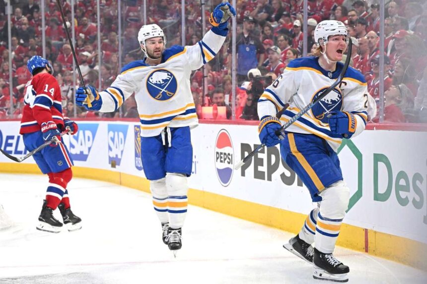 Sabres marcheaza opt goluri impotriva Canadiens pentru a impinge pentru un joc 7