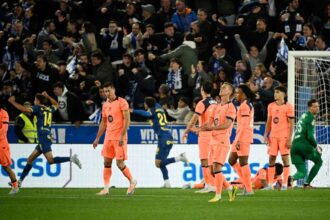 Seria de victorii a Barcelonei s a terminat in timp ce Alaves a scos o surpriza pentru a scapa de zonele de relegare din LaLiga