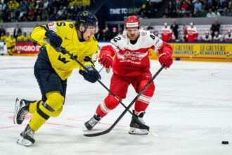 Suedia obtine prima victorie in campionatul mondial de hockey prin invingerea Danemarcei