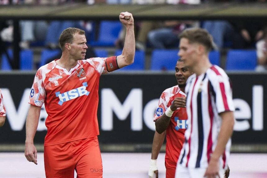 Willem II Falter ca FC Volendam marcheaza primul in finala play off ului pentru relegare