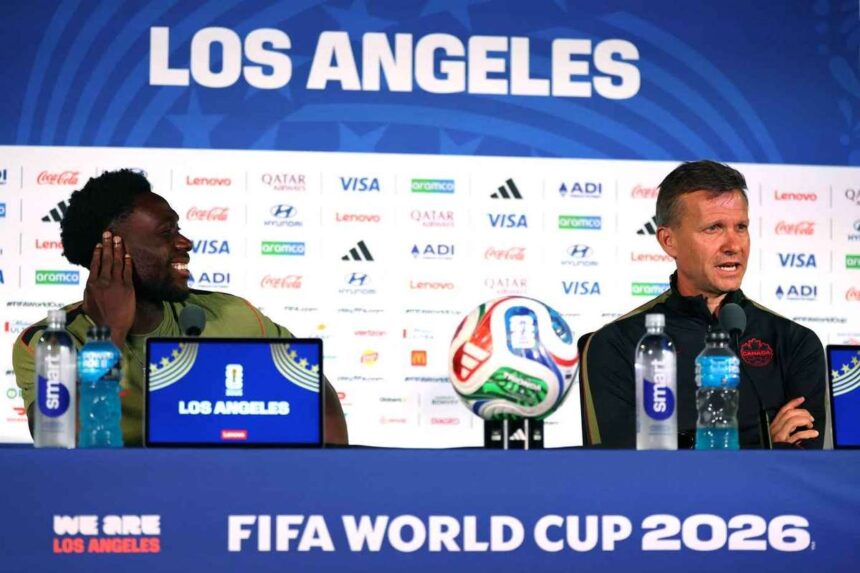 Alphonso Davies Fit sa Joue Ales Sud Africa Spune Antrenorul Jesse Marsch