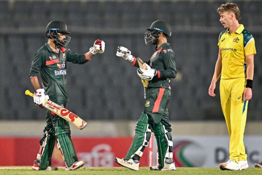 Bangladesh Sochet Australia in Meciul Doua Rain Afectat Pentru Securizarea Victoriei Historice in Seria