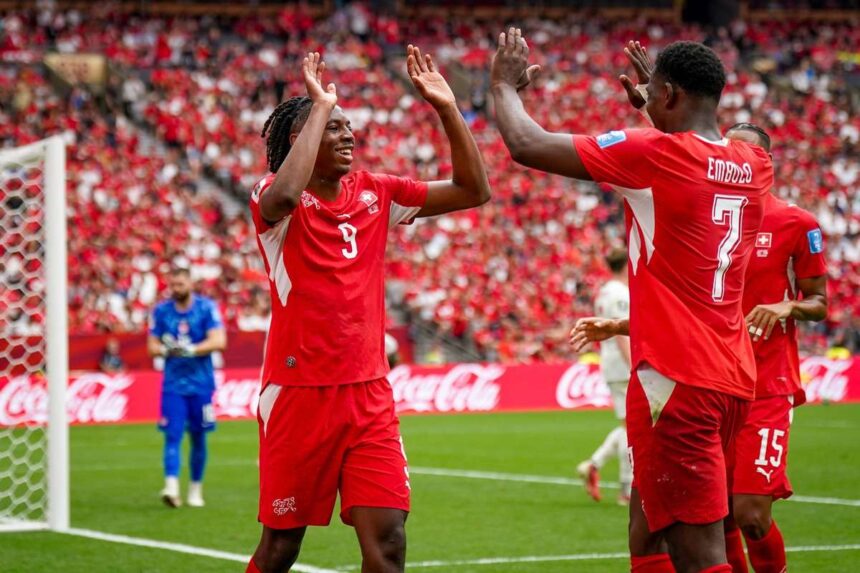 Elvetia este pe primul loc in grupa B la Cupa Mondiala cu o victorie stransa impotriva gazdelor Canada