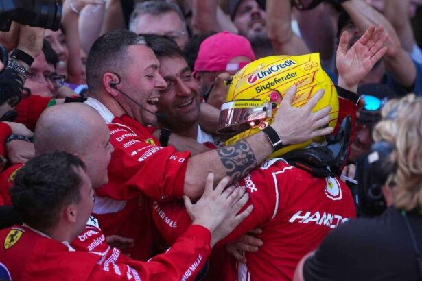 Lewis Hamilton Castiga in Barcelona pentru a asigura prima victorie pentru Ferrari