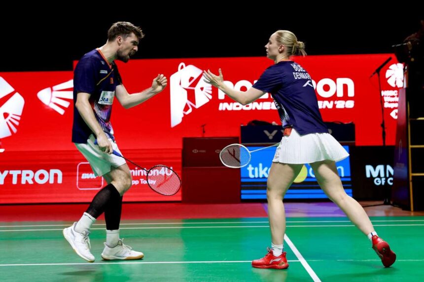 Perechea Danemarcei de Dublu Mixed Castiga Victoria Openului Indonezian Marcand Cea Mai Mare Victorie a Carierii