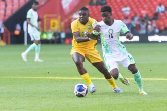 Samson Tijani Mandru de performanta super eagle despite defeat in portugal