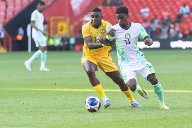 Samson Tijani Mandru de performanta super eagle despite defeat in portugal