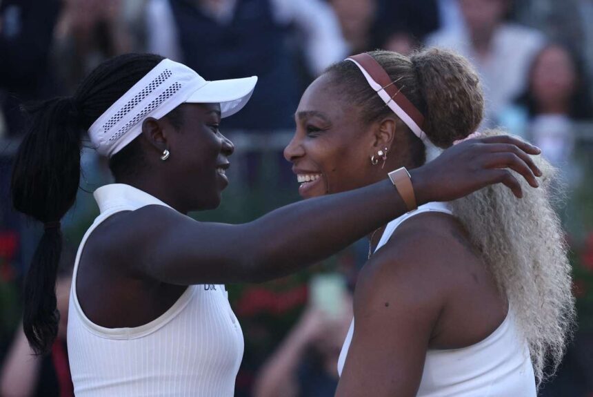 Serena Williams fost nevoita sa se retrag din dublu de la Queens dupa ce partenera Mboko sustine o ranire