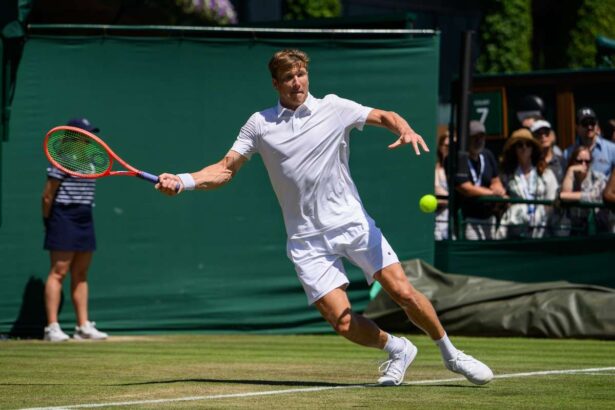 Andre Goransson din Suedia invins in dublu mixt de la Wimbledon