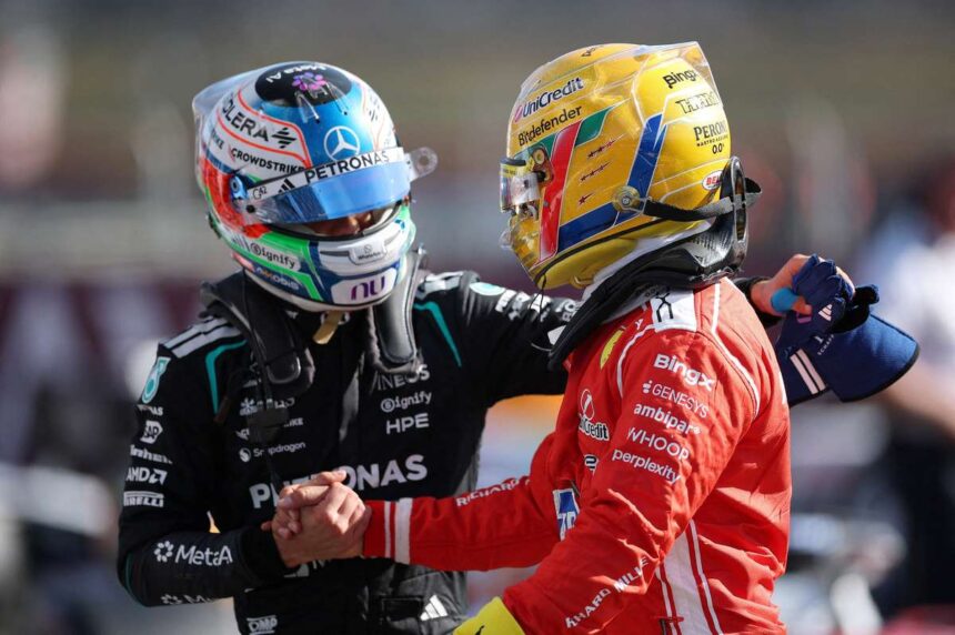 Antonelli haieste dupa Hamilton pentru a castiga sprintul de la Silverstone si a extinde avansul in clasamentul F1