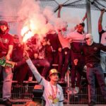 Atacantul german al AGF primeste suspendare de doua meciuri pentru celebrarea titlului danez cu focuri de artificii
