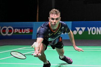 Dane necunoscut Gemke realizeaza ochie socant impotriva nr 2 Vitidsarn la China Open
