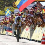 Evenepoel Defileaza spre Victorie in Tour de France Timp Trial In Ahead de Pogacar si Skjelmose