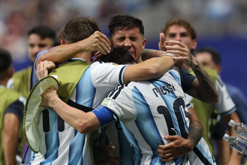 Grup Fenomenal Messi Inspirat Argentina Se Bucura De Moment Dupa Victoria Legendara De Revenire