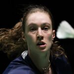 Christophersen primeste o lectie de badminton in sferturile de finala de la brunetul chinez Lumea Nr3