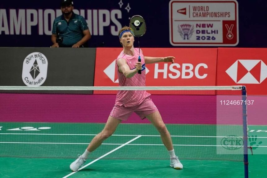 Danemarca Nereuseste Obiectivele in Noua Delhi Pe Masura ce Antonsen Iesi in Sferturi de Finala
