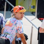 Kasia Niewiadoma conduce in Tour de France Femmes pe Mont Ventoux