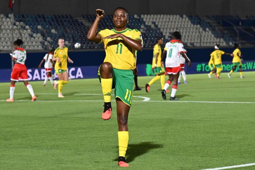 Kgatlana eroul din Africa de Sud intra in sferturile de finala WAFCON
