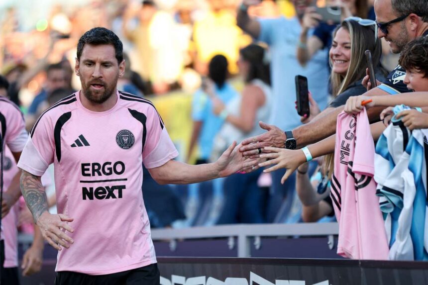 MLS amendeaza Messi pentru palma data unui adversar in durantul datelor egal pentru Miami cu Philadelphia