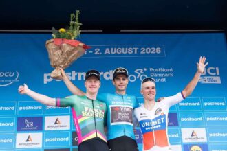 Pedersen castiga stagiul 5 fara accident in sprint in tura daneza in timp ce van aert asigura victoria generala