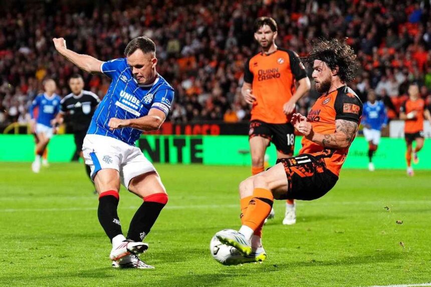 Rangers retinuti de Dundee Utd in premier league scotiana pe mcand incepe era McInnes