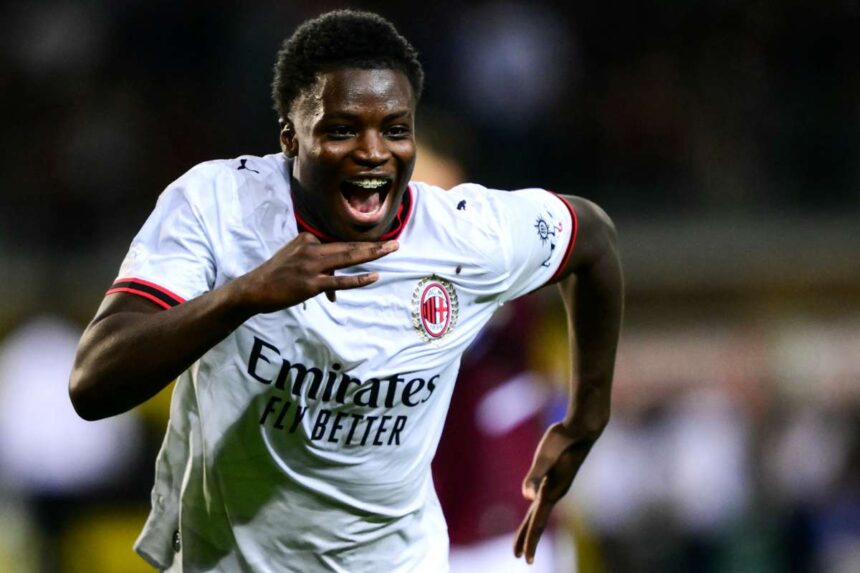 adolescentul cisse marcaj in debut in timp ce ac milan infrange torinoin prima partida a lui amorim