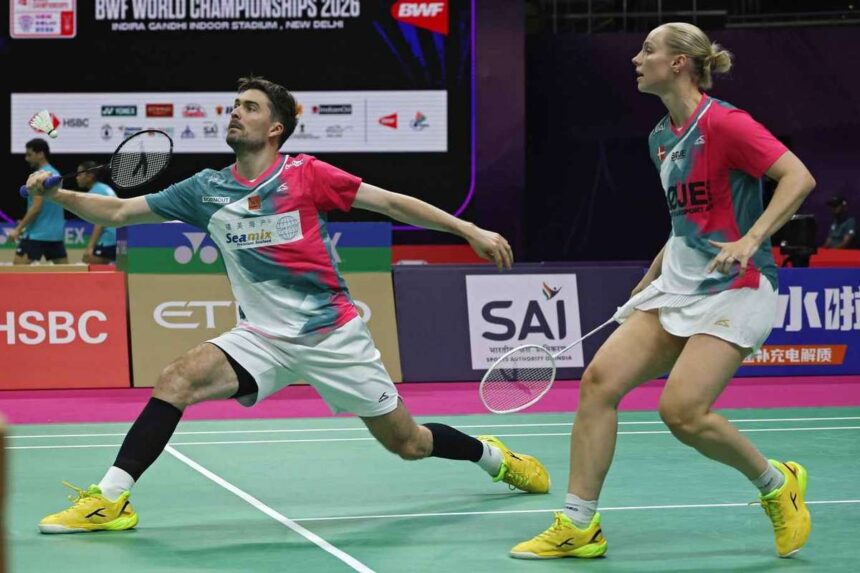 dezamagire uriaja pentru badmintonul danez pe medin speranta de medalie la dublu mixt se duce in india