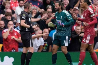 Alisson, amendat pentru comportamentul din meciul cu Nottingham Forest