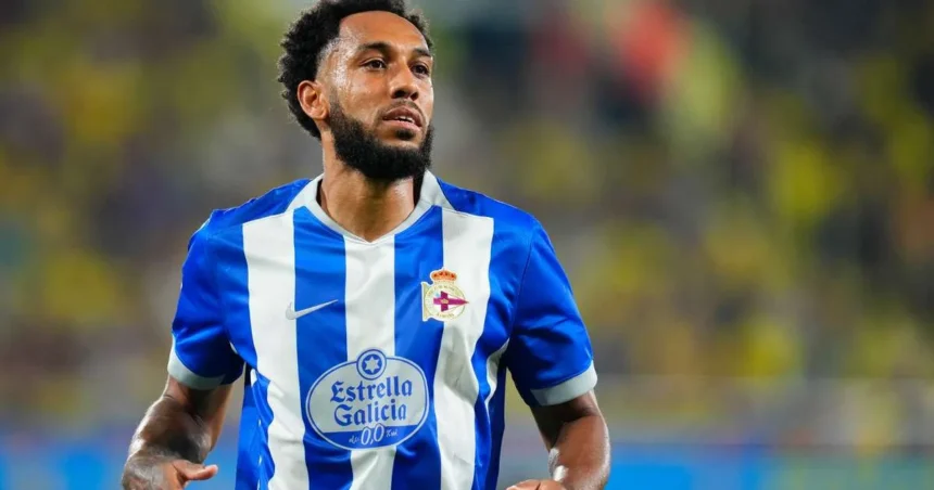 Aubameyang, out două luni de la Deportivo după operație la genunchi