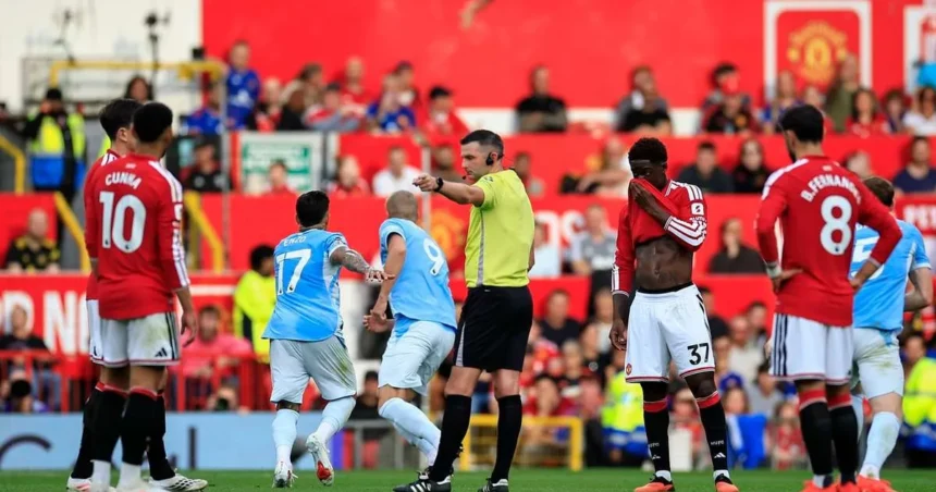 Eroare de offside în derby-ul Manchester; arbitrajul video a fost suspendat